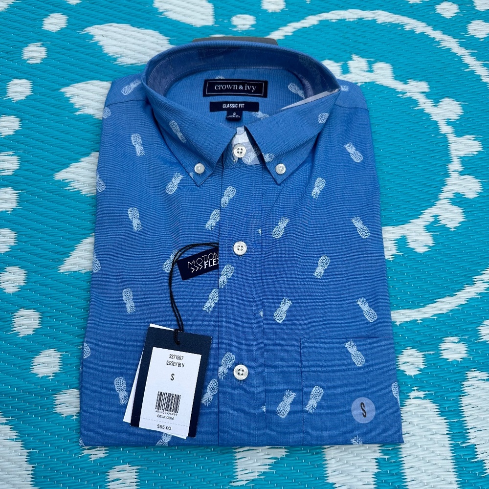 Men’s Crown & Ivy dress shirt long sleeve